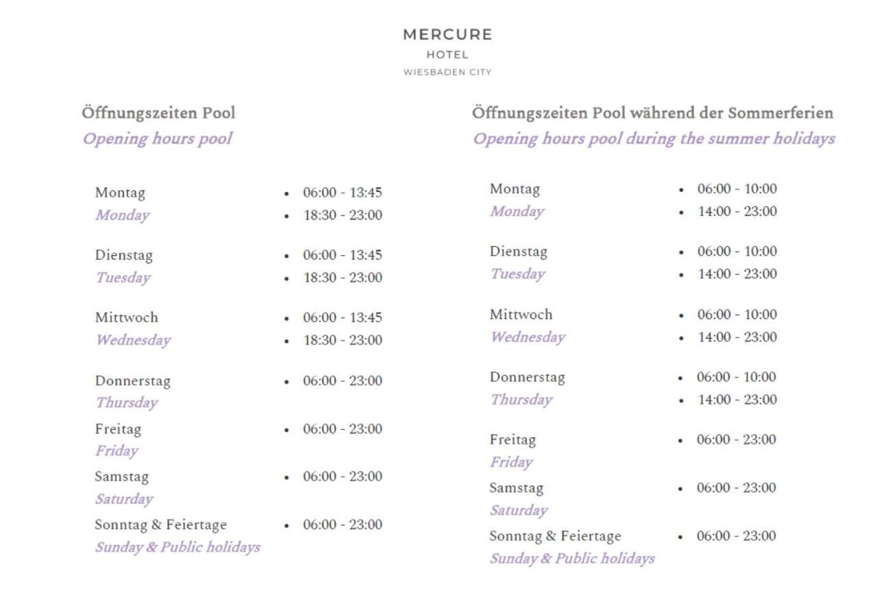 Mercure Hotel Wiesbaden City Екстериор снимка
